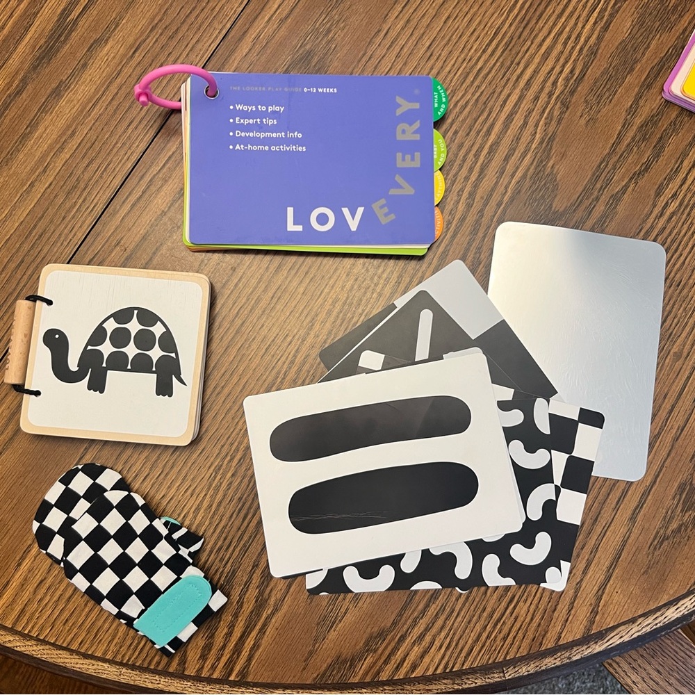 Lovevery Looker play guide and toys